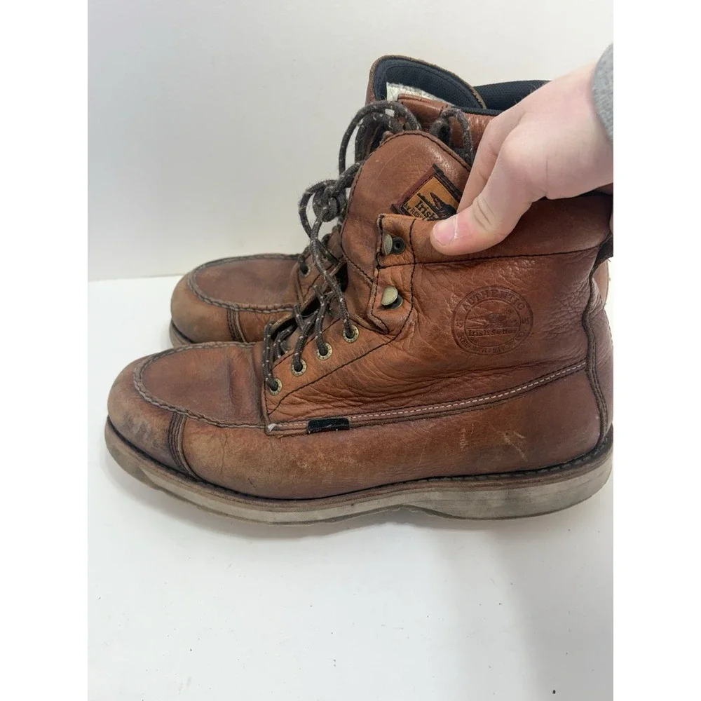 Vintage‎ Red Wing Irish Setter 838 Wingshooter Moc Toe Boots Leather L Sz 11.5
